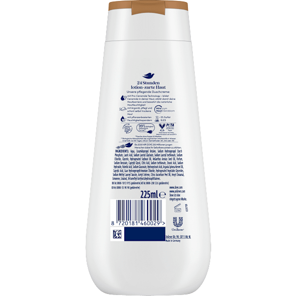 Duschcreme Advanced Care Intensivpflege & Öl, Arganöl Dove