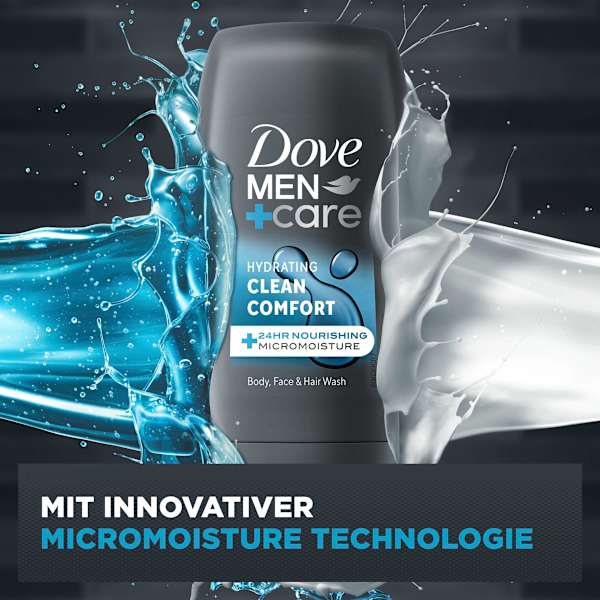 Duschgel Clean Comfort, Reisegröße Dove MEN+CARE