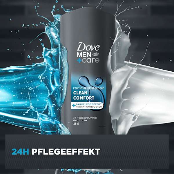 Pflegedusche Clean Comfort 3in1 Dove MEN+CARE