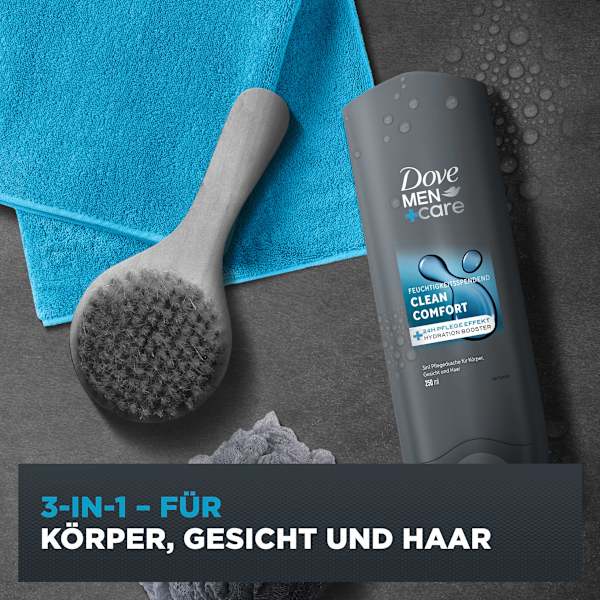 Pflegedusche Clean Comfort 3in1 Dove MEN+CARE