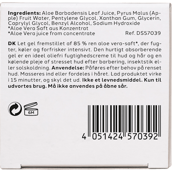 Gesichtscreme Gel Aloe Vera Dr. Scheller