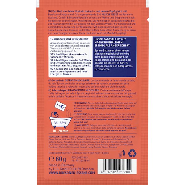 Badesalz Muscle Reset Dresdner Essenz