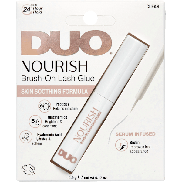 Wimpernkleber Nourish Brush-On Clear DUO
