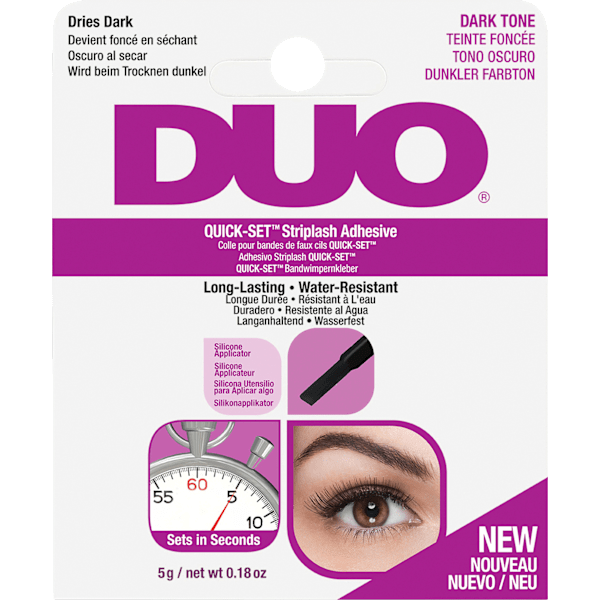 Wimpernkleber Quick Set Adhesive - Dark DUO