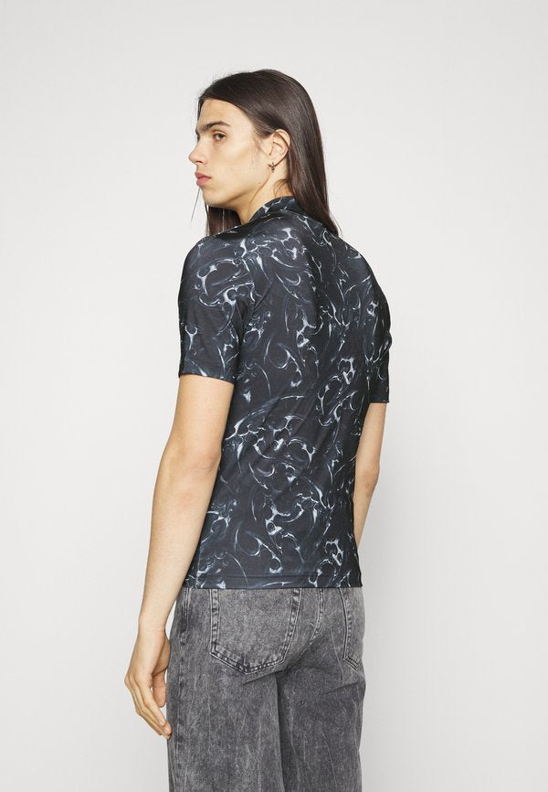 Han Kjøbenhavn CHROME TRIBAL STRETCH TURTLENECK SHORT SLEEVE