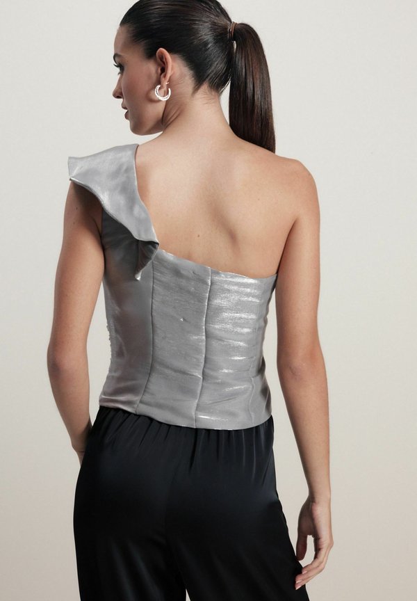 Next RUFFLE DETAIL ONE SHOULDER
