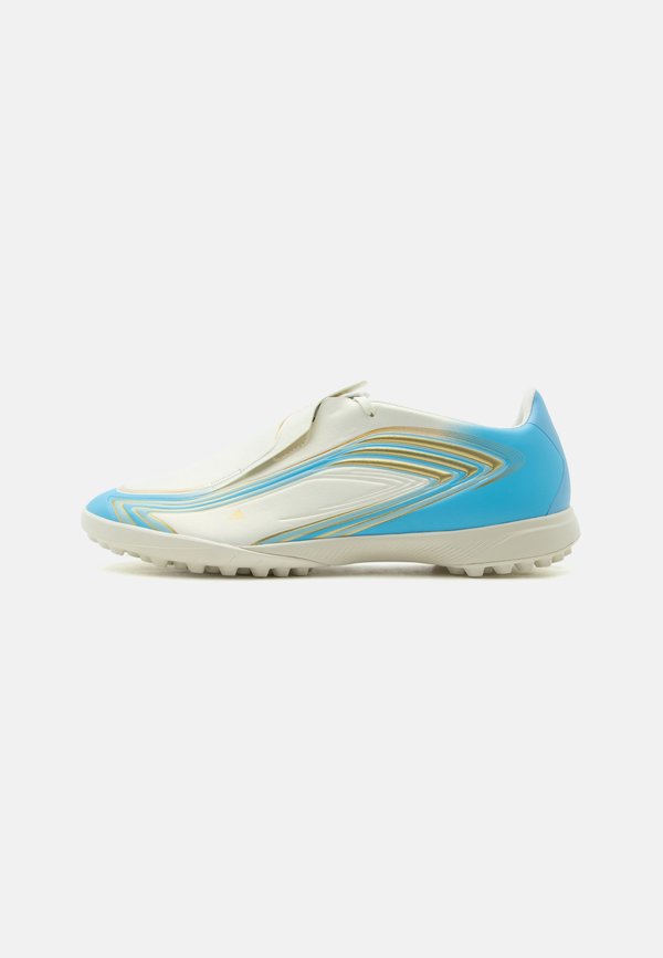 adidas Performance F50 Messi League Turf - Turf football boots - ivory/semi blue burst/icey blue
