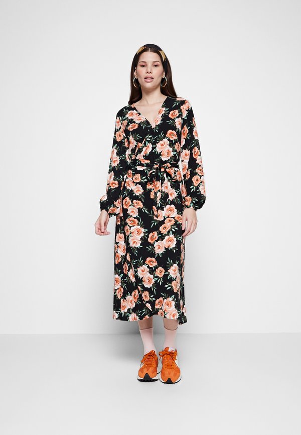 VILA VIDOTTIAS MIDI WRAP DRESS