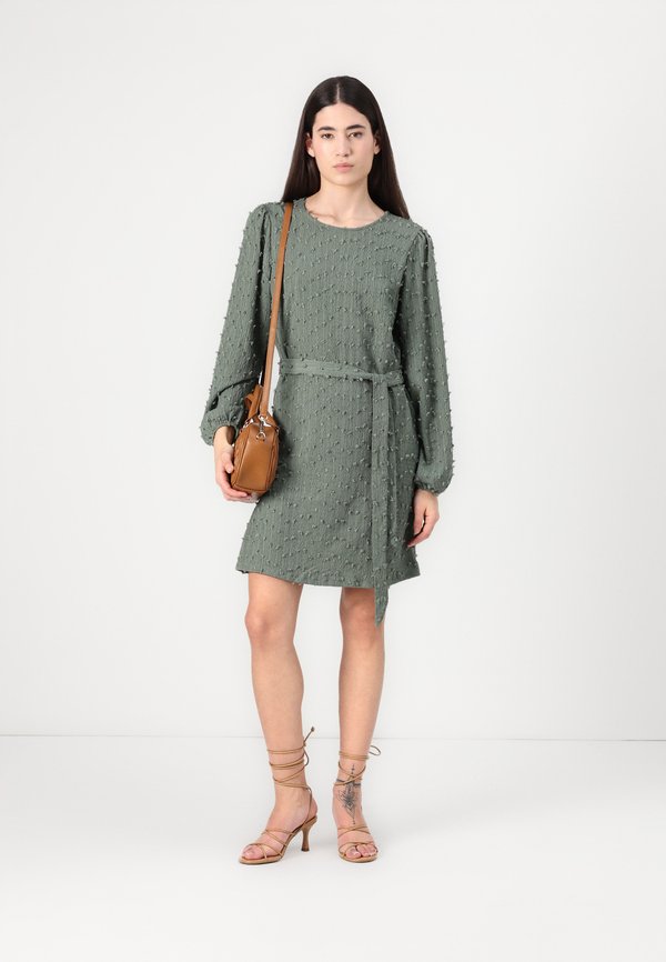 VILA VIEVALINE O NECK SHORT DRESS