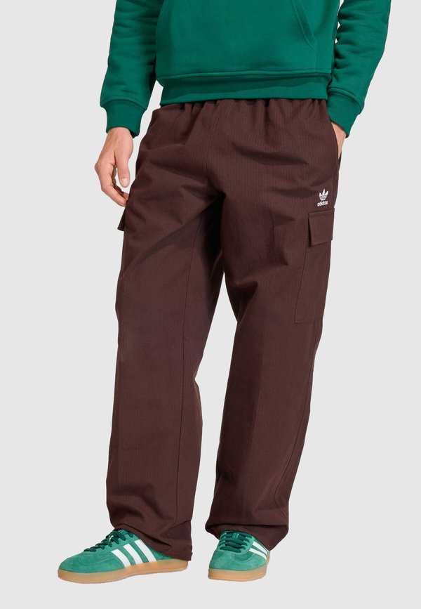adidas Originals ESS - WV - Cargo trousers - aurora coffee