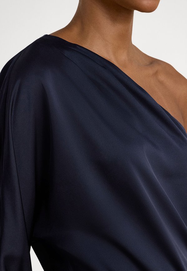 Lauren Ralph Lauren SATIN CHARMEUSE ONE-SHOULDER BLOUSE