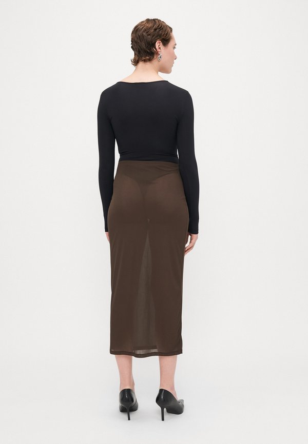 Gina Tricot Tall SHEER MIDI SKIRT