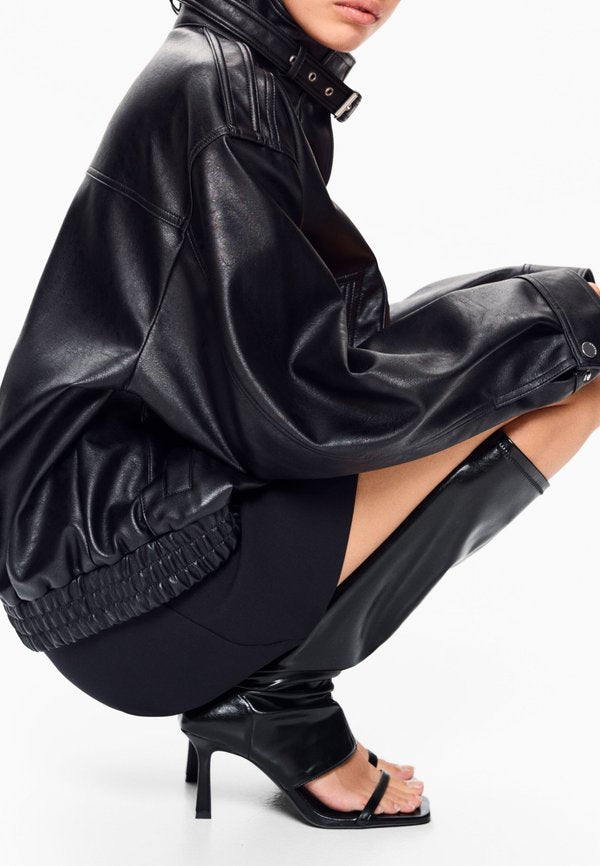 Bershka Boots - black
