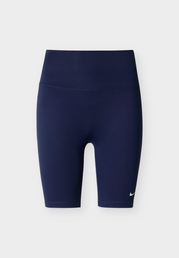 Nike Performance W NK DF ONE HR 8" SHRT USEAM - Leggings - midnight navy/white