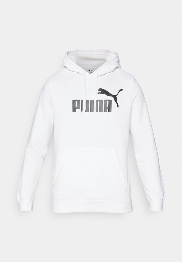 Puma ESS NO. 1 LOGO HOODIE FL - Hoodie - white