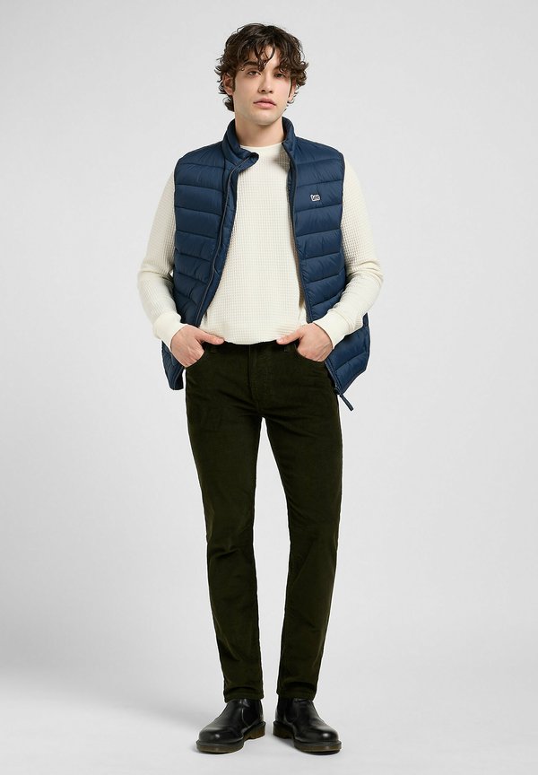 Lee LINED JACKET STAND_COLLAR_PUFFER_VEST FOR MENS - REGULAR FIT