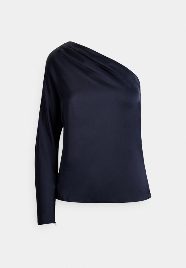 Lauren Ralph Lauren SATIN CHARMEUSE ONE-SHOULDER BLOUSE