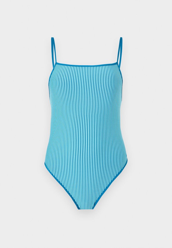 Nike Swim RIPPLE TEXTURE SQUARE NECK ONE PIECE
