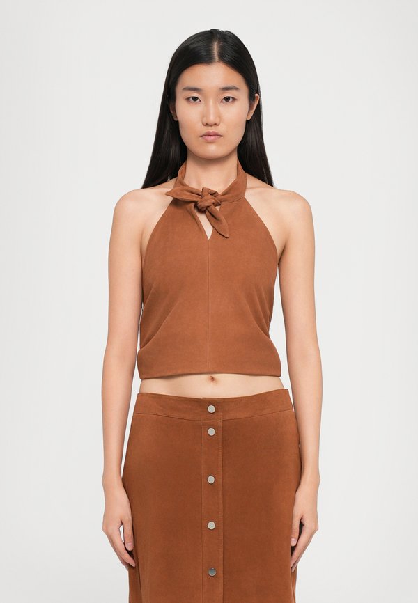 STUDIO ID TIE NECK HALTER