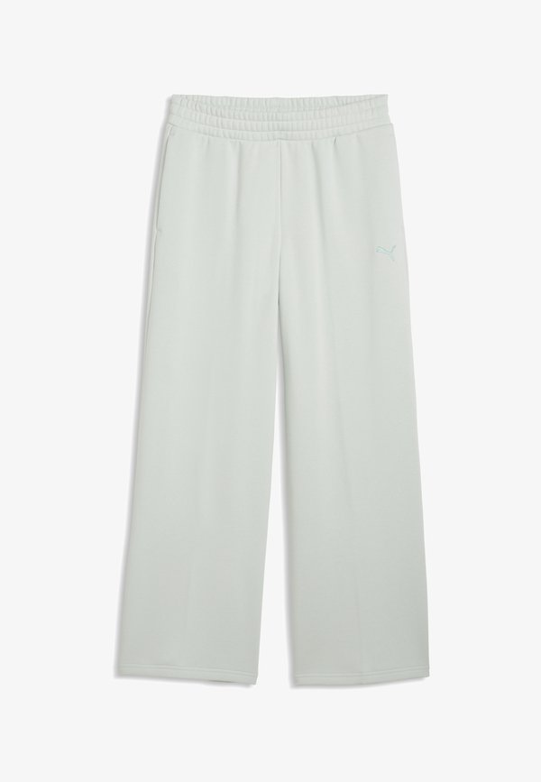 Puma ESSENTIALS CAT FLEECE HOSE MIT WEITEM BEIN - Tracksuit bottoms - créme de mint