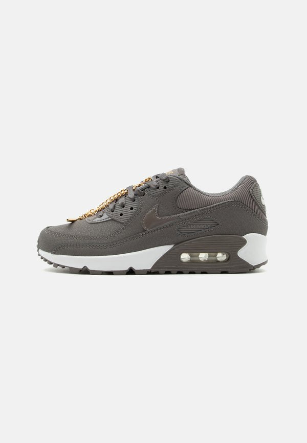 Nike Sportswear AIR MAX 90 - Trainers - cave stone/dark beetroot/summit white/metallic gold-coloured