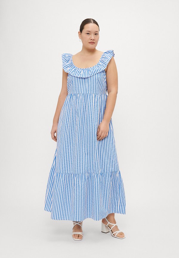 Vero Moda Curve VMCJARLOTTE RUFFLE ANCLE DRESS