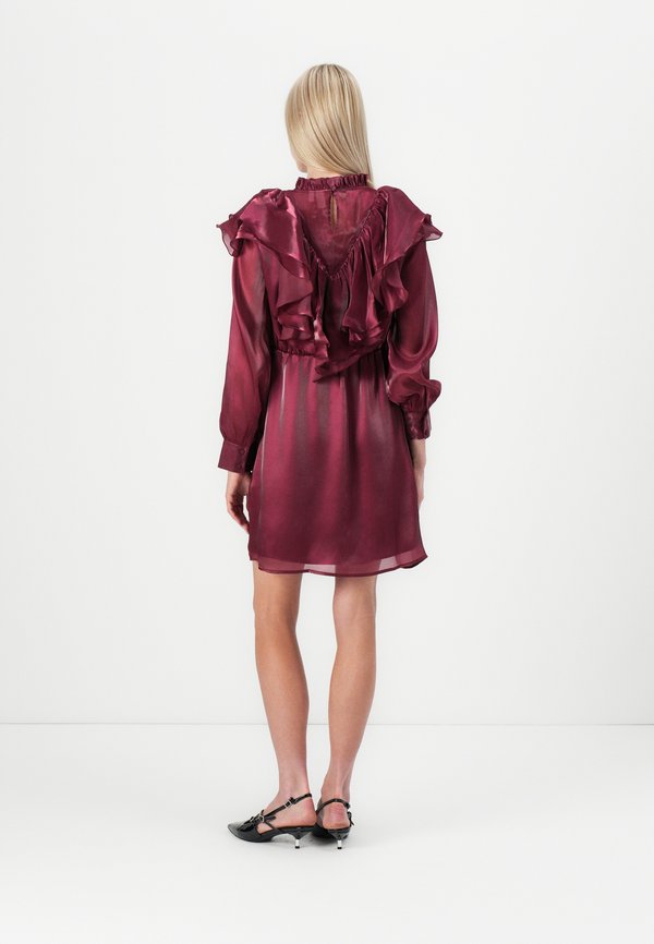 YAS YASELOISE SHINY RUFFLE DRESS