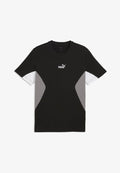 Puma ESSENTIALS BLOCK T-SHIRT - Print T-shirt - black