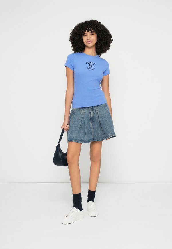 Tommy Jeans PLEATED DENIM MINI SKIRT