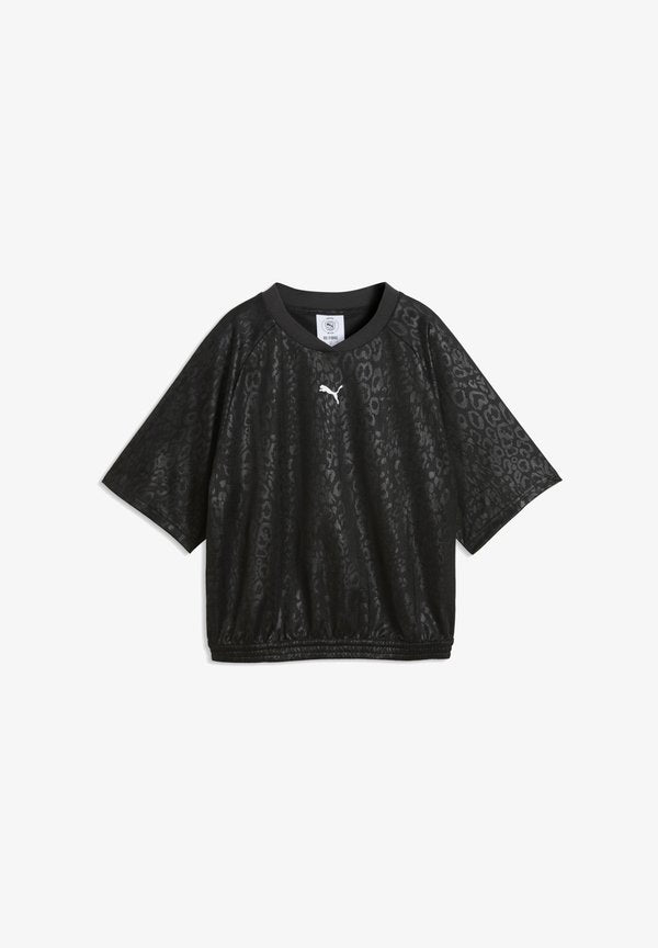Puma PUMA SPORT ANIMAL RELAXED AOP JERSEY - Print T-shirt - puma black