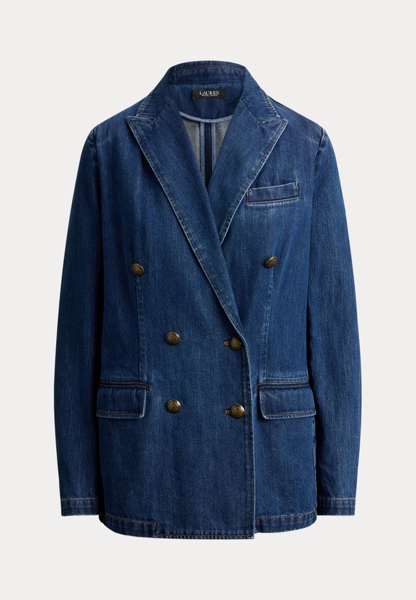 Lauren Ralph Lauren DOUBLE-BREASTED DENIM BLAZER
