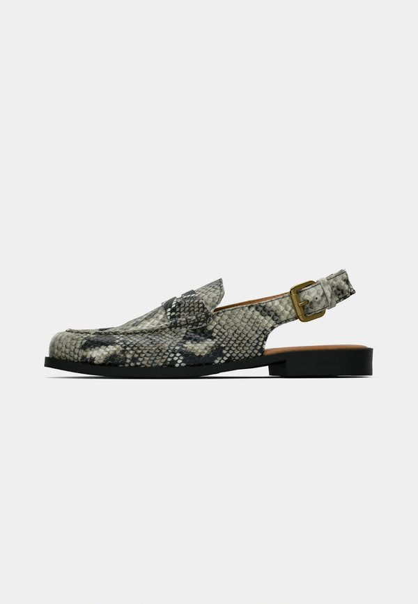 Bianco BIAPOP SLINGBACK LOAFER SNAKE