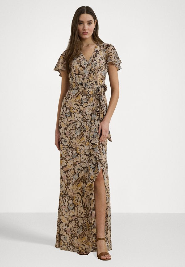 Lauren Ralph Lauren FARRYSH POLY CRINKLE GOWN