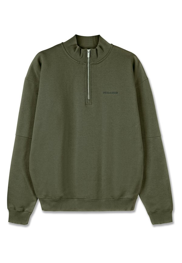Pegador LOGO OVERSIZED HALF ZIP SWEATER