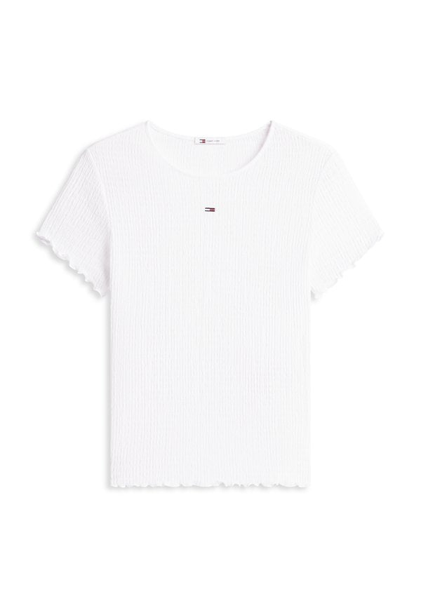 Tommy Jeans SMOCK SLIM SEERSUCKER T-SHIRT