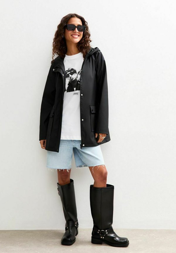 New Look WATER RESISTANT DRAWSTRING HOOD