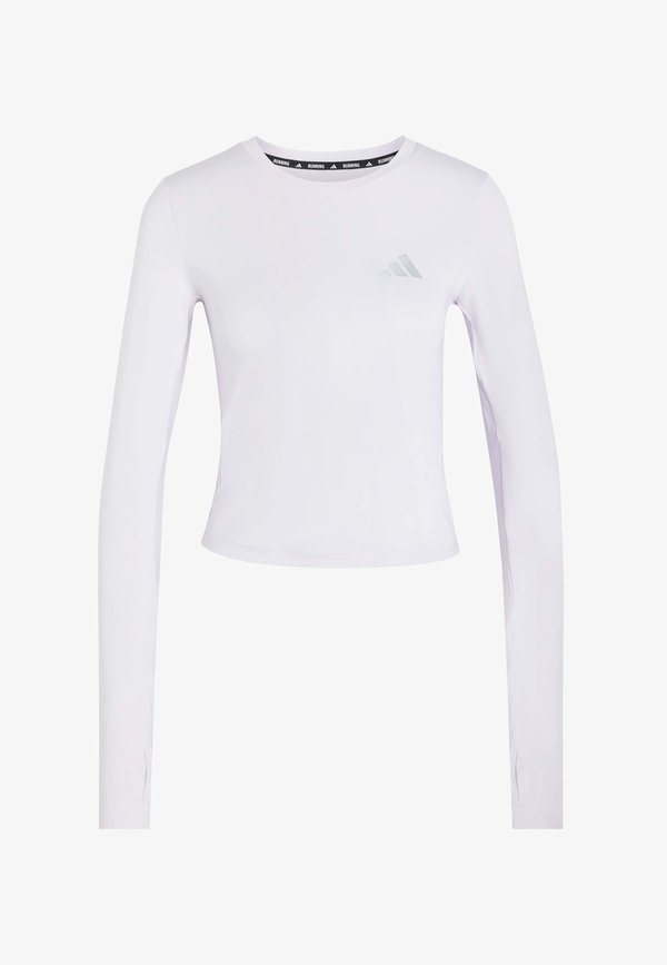 adidas Performance RUN ESS LS W - Long sleeved top - frozen purple
