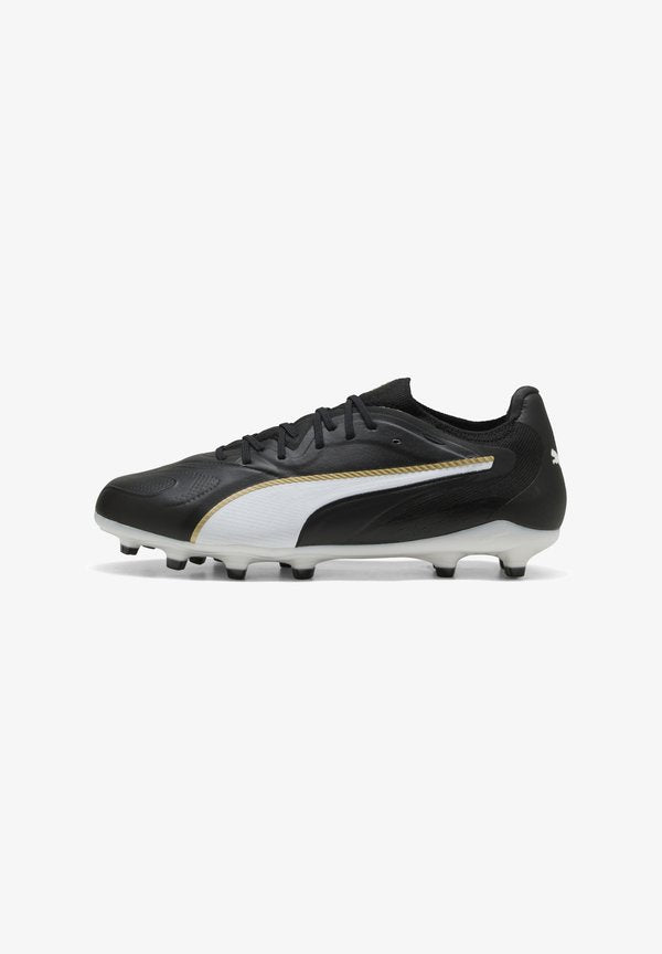 Puma KING 20 ULTIMATE FG/AG - Football boots artificial grass - black/white/gold