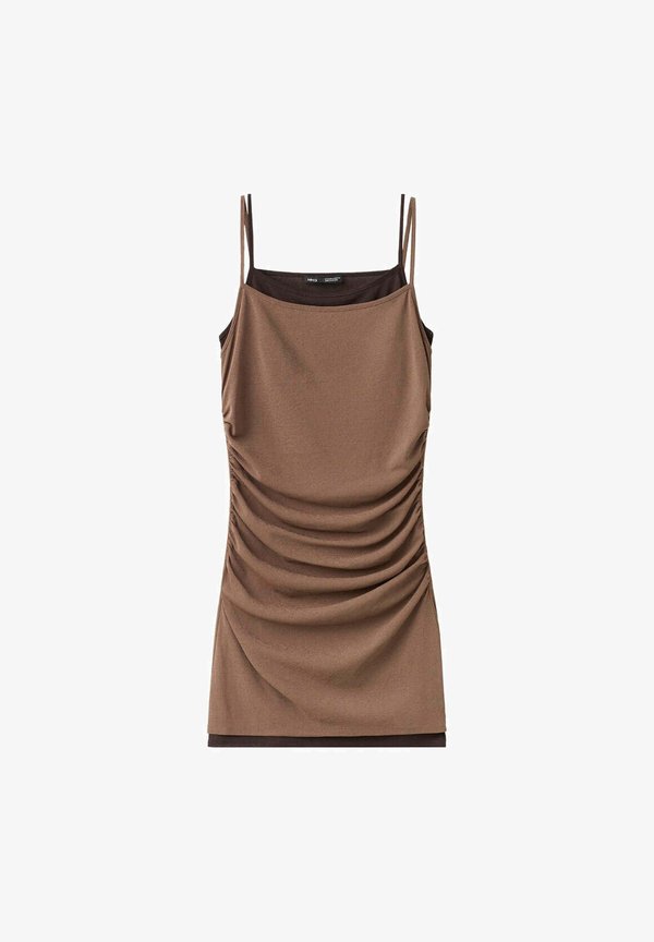 Mango ADULT - Day dress - dark brown