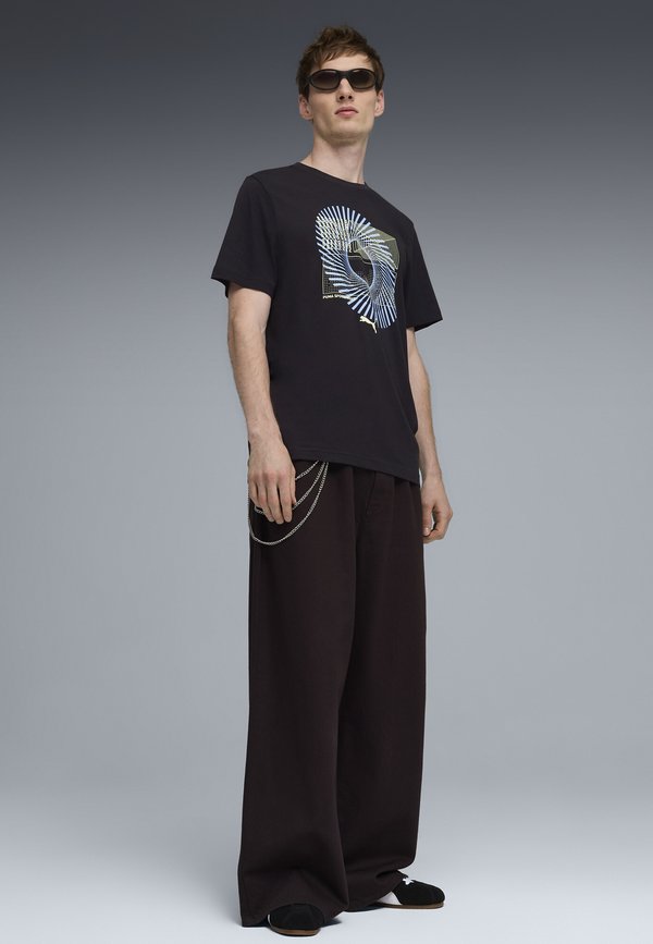 Puma Print T-shirt - black