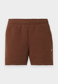Nike Sportswear STUDIO FLEECE MEDIUM WEIGHT MID-RISE SHORTS - Shorts - cacao wow/sail