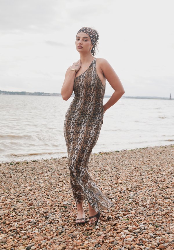 House of Sunny LEOPARD ASYMMETRIC DRESS