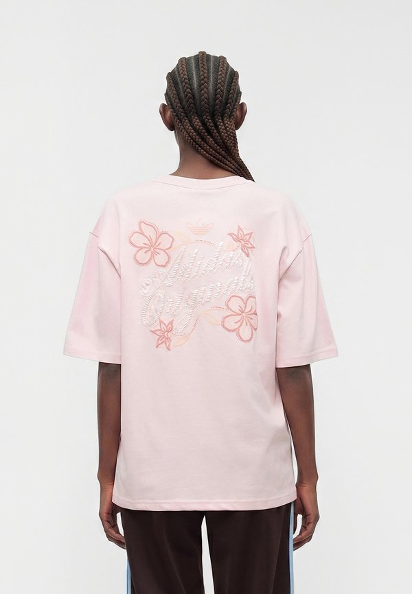adidas Originals SUMMER GLOW GRAPHICS - Print T-shirt - sandy pink