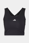 adidas Sportswear ESSENTIALS SMALL LOGO LIFESTYLE - Top - black white