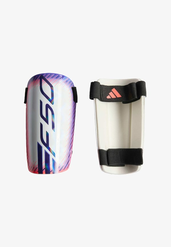 adidas Performance ADIDAS PERFORMANCE F50 TRAINING SHIN GUARDS UNISEX - Shin pads - white   solar turbo   solar purple