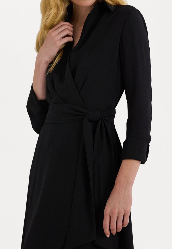Lauren Ralph Lauren LONG SLEEVE GEORGETTE MIDI DRESS
