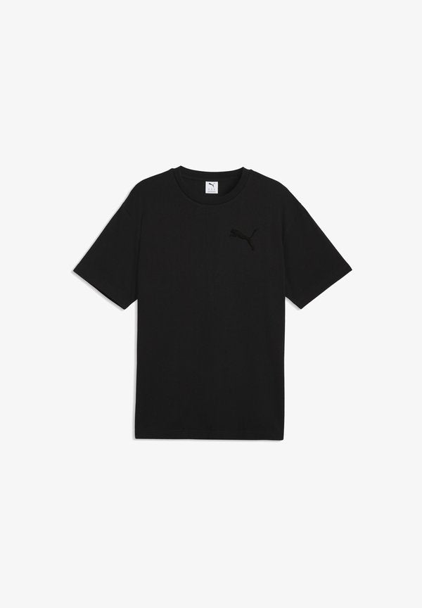 Puma ESSENTIALS ELEVATED CAT   - Basic T-shirt - black