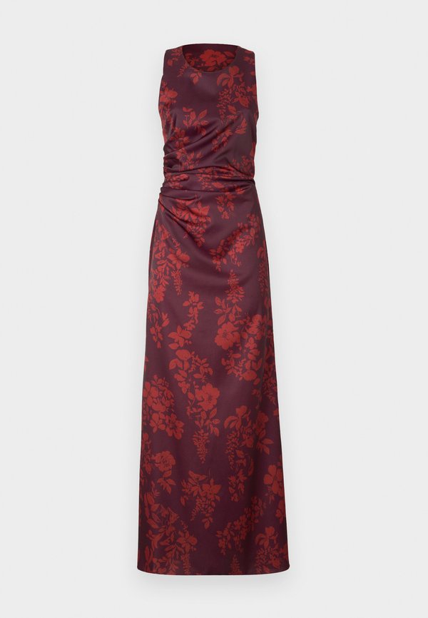 WAL G. AUTUMN SASHA BACK CROSS MAXI