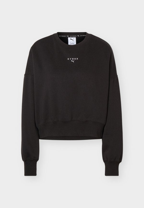 Puma PUMA X HYROX HEAVYWEIGHT CREW - Sweatshirt - black