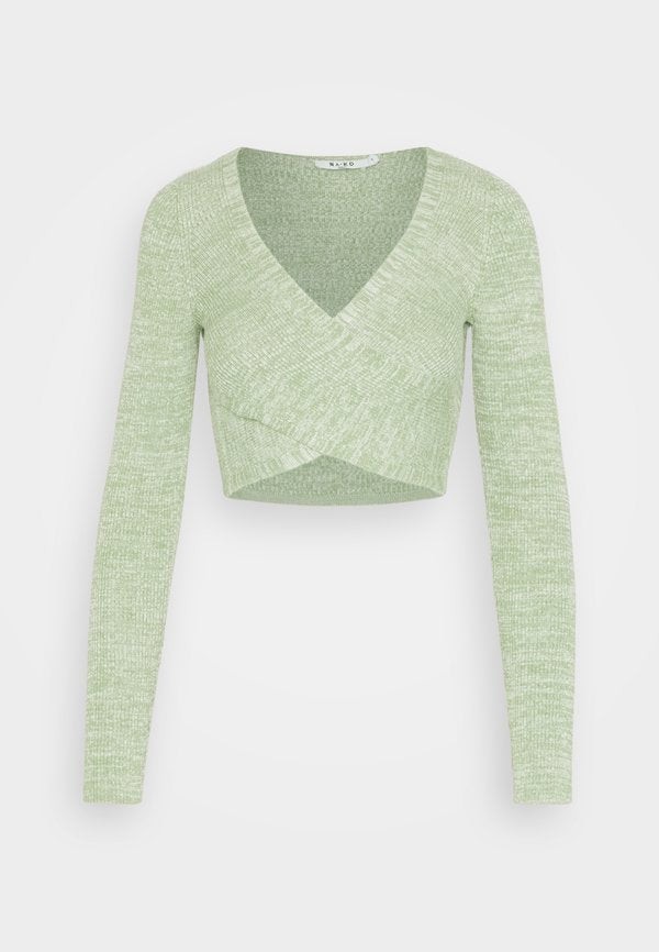 NA-KD KLARA MONTES OVERLAP LONG SLEEVE